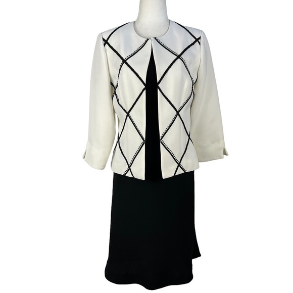 JESSICA‎ HOWARD PETITE WOMEN'S TWO PIECE DRESS SUIT/SET WITH BLAZER/JACKET - Picture 1 of 14